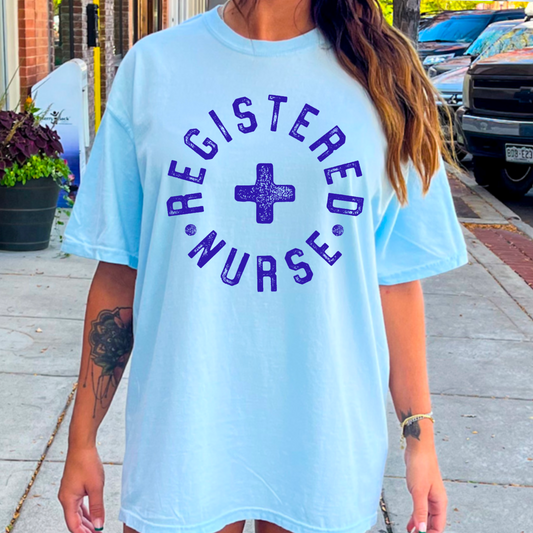 Registered Nurse Comfort Color Graphic Tee