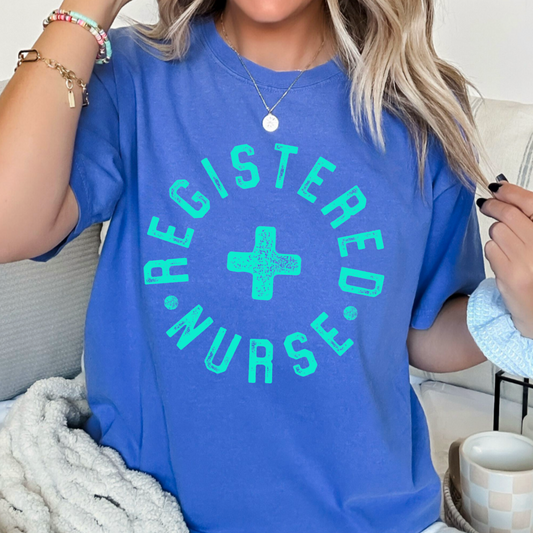 Registered Nurse Comfort Color Graphic Tee