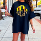 Softball  Comfort Color Monogram Graphic Tee