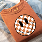 Preppy Checkered Face Comfort Color Graphic Tee