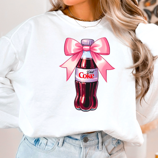 Coquette Bottle Diet Soda Crewneck Sweatshirt