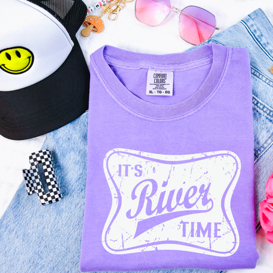 River Time Comfort Color Graphic Tee