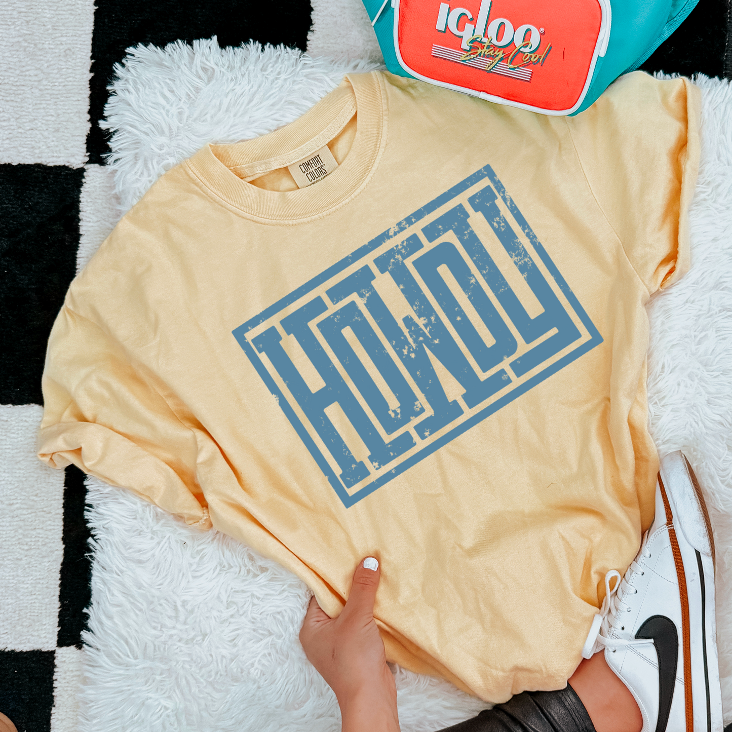 Howdy Comfort Color Graphic Tee