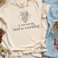 In Our Waiting God Is Working Comfort Color Graphic Tee