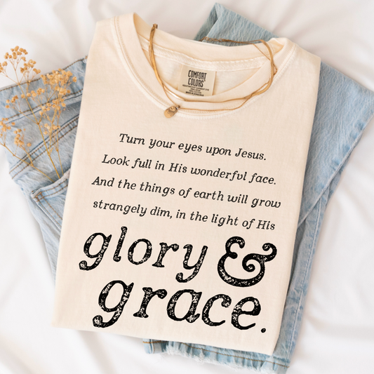 Glory & Grace Comfort Color Graphic Tee