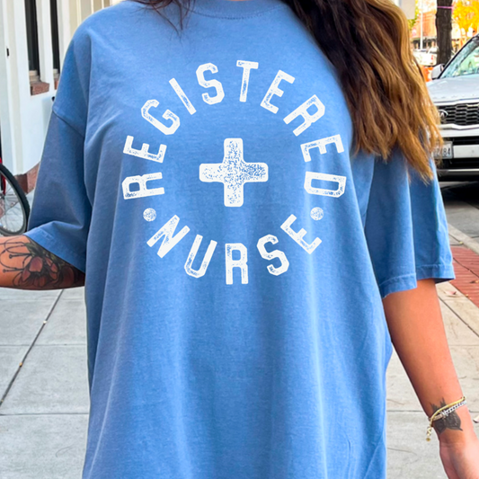 Registered Nurse Comfort Color Graphic Tee