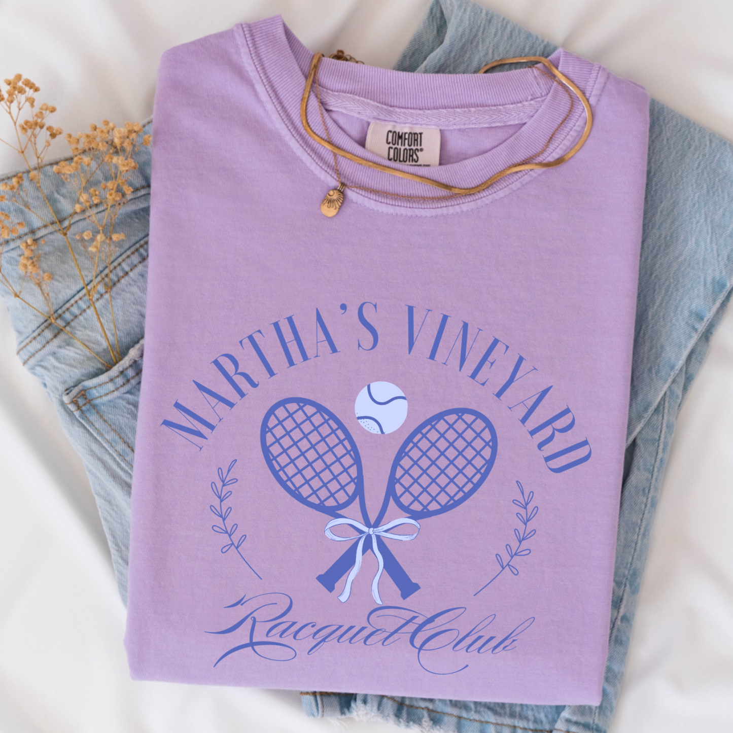 Martha’s Vineyard Racquet Club Comfort Color Graphic Tee