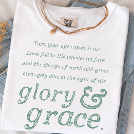 Glory & Grace Comfort Color Graphic Tee