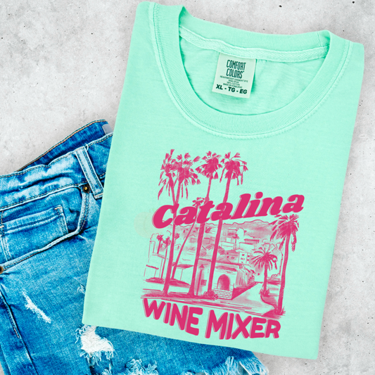 Catalina Wine Mixer Comfort Color Graphic Tee