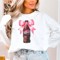 Coquette Bottle Drink Dr. P.  Crewneck Sweatshirt