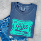 Lake Time  Comfort Color Graphic Tee