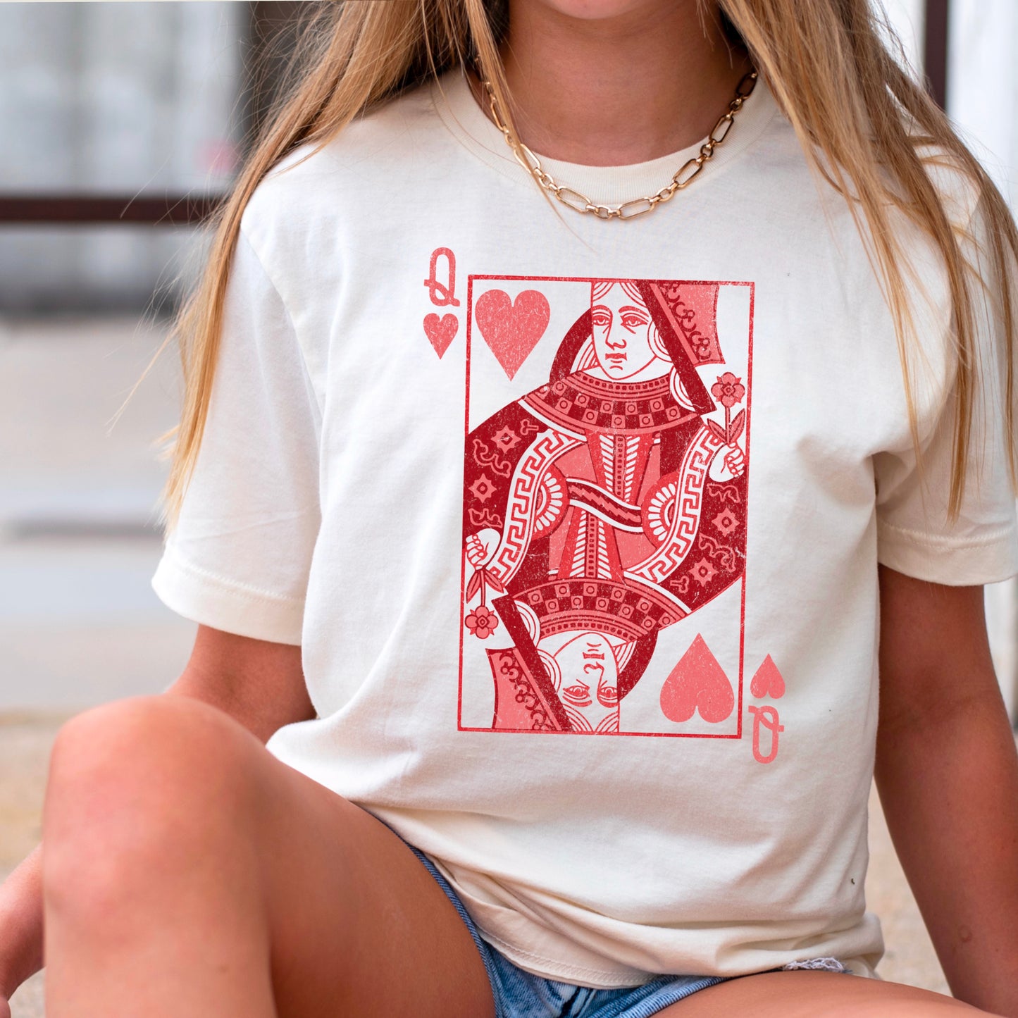 Queen Of Hearts  DTF Transfer