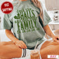 Deck The Halls And Not Your Family Comfort Color Graphic Tee