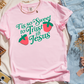 Tis So Sweet To Trust In Jesus Comfort Color Graphic Tee