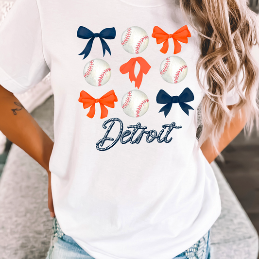 Detroit Coquette Comfort Color Graphic Tee