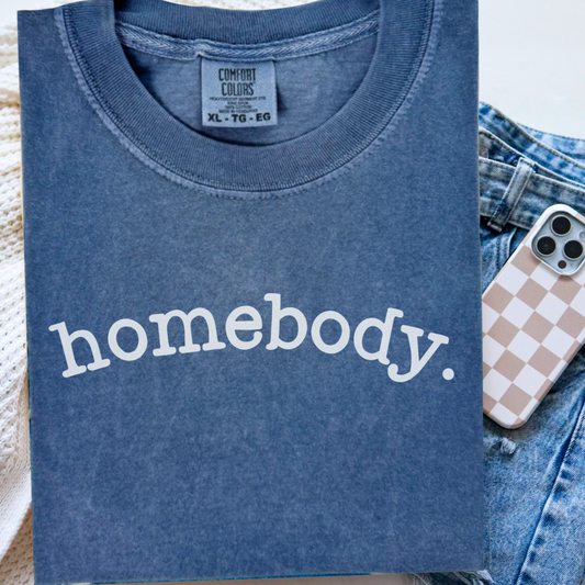 Homebody Comfort Color Graphic Tee