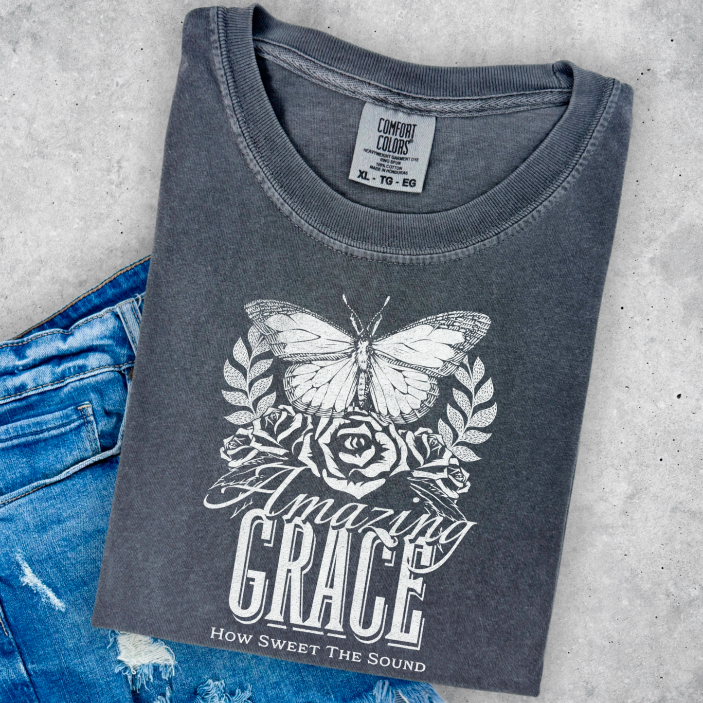 Amazing Grace Comfort Color Graphic Tee