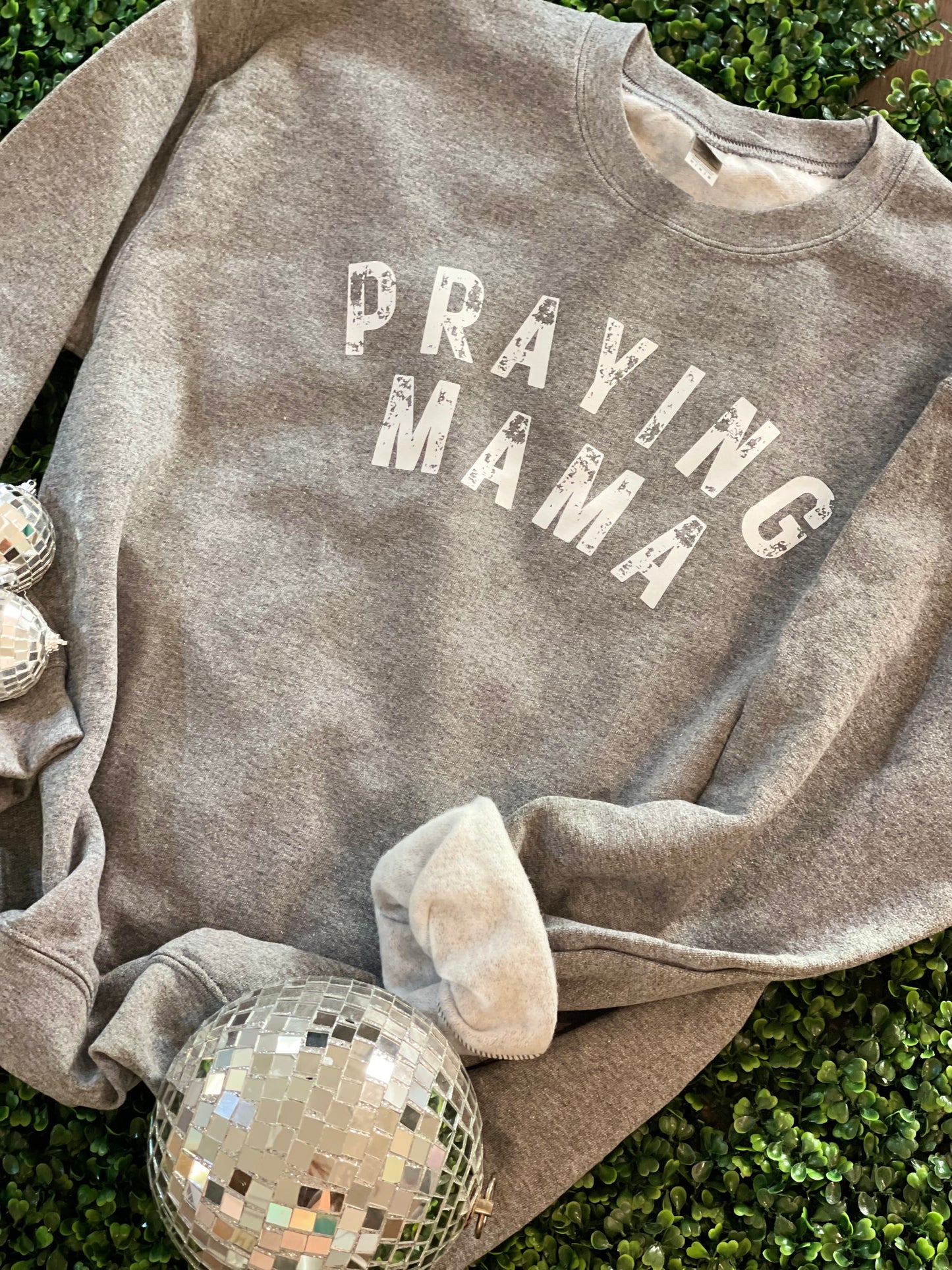 Praying Mama Gildan Graphic Crewneck