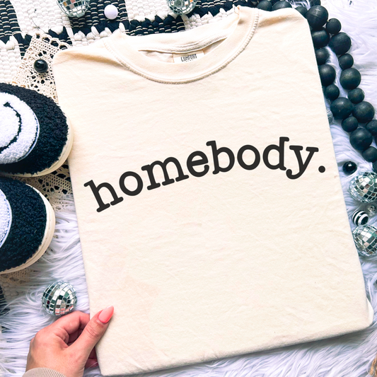 Homebody Comfort Color Graphic Tee