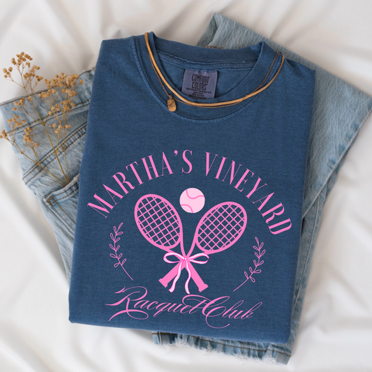 Martha’s Vineyard Racquet Club Comfort Color Graphic Tee