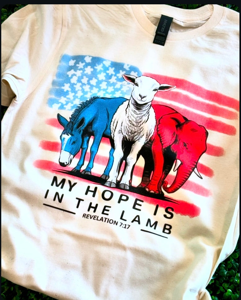 My Hope Is In The Lamb Softstyle Graphic Tee