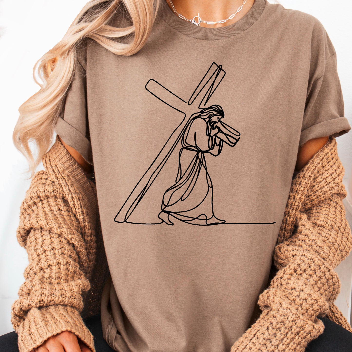 Pre-Order The Journey Jesus With Cross Screen Print Transfer Closes 1/10/25