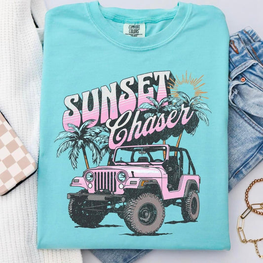 Sunset Chaser  Comfort Color Graphic Tee