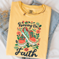 Running On Faith Comfort Color Graphic Tee
