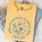 Look Back And Thank God Comfort Color Graphic Tee