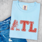 City Abbreviation Comfort Color Monogram Graphic Tee