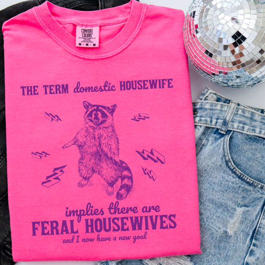 The Term Domestic Housewife Comfort Color Graphic Tee