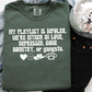 My Playlist Is Bipolar Comfort Color Graphic Tee