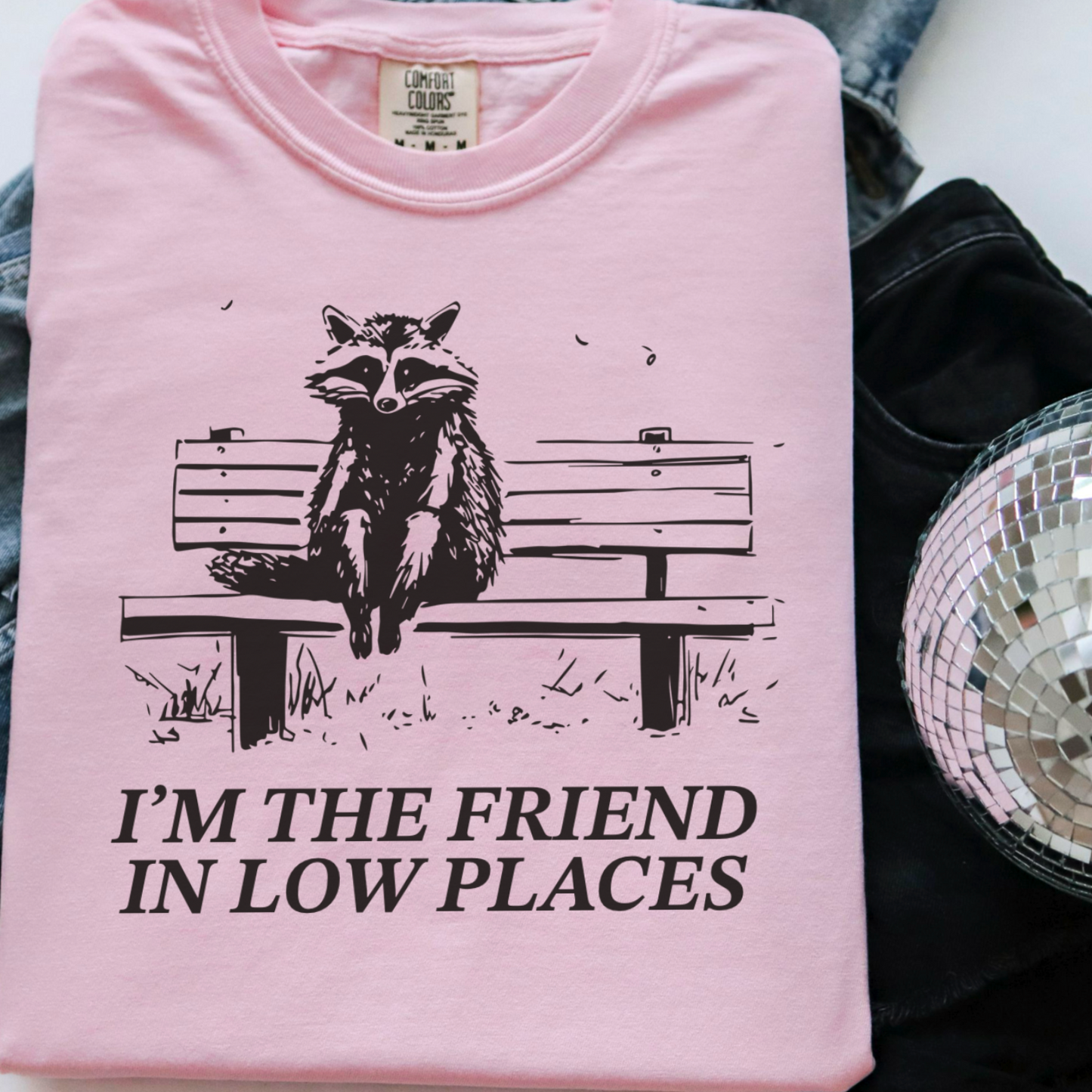 I’m The Friend In Low Places Comfort Color Graphic Tee