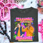 Teamwork Makes The Dreamwork Neon Comfort Color Graphic Tee