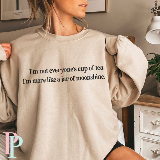 I’m Not Everyone’s Cup Of Tea Gildan Graphic Crewneck