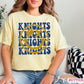 River Ridge Knights Football Face Comfort Color Graphic Tee