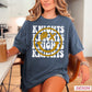 River Ridge Knights Football Face Comfort Color Graphic Tee