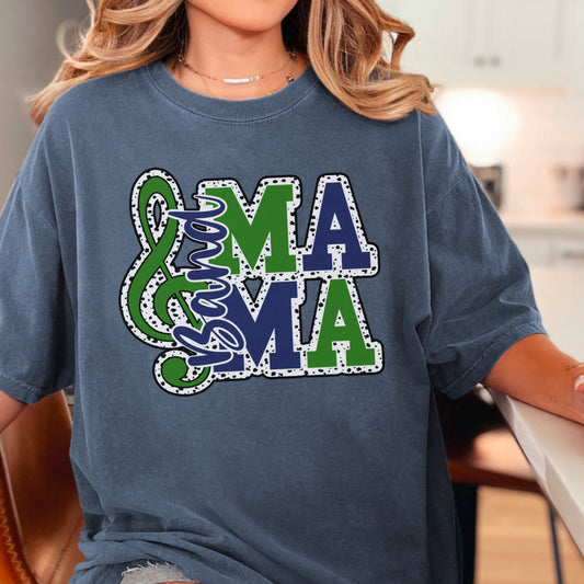 Creekview Grizzlies Band Mama Comfort Color Graphic Tee