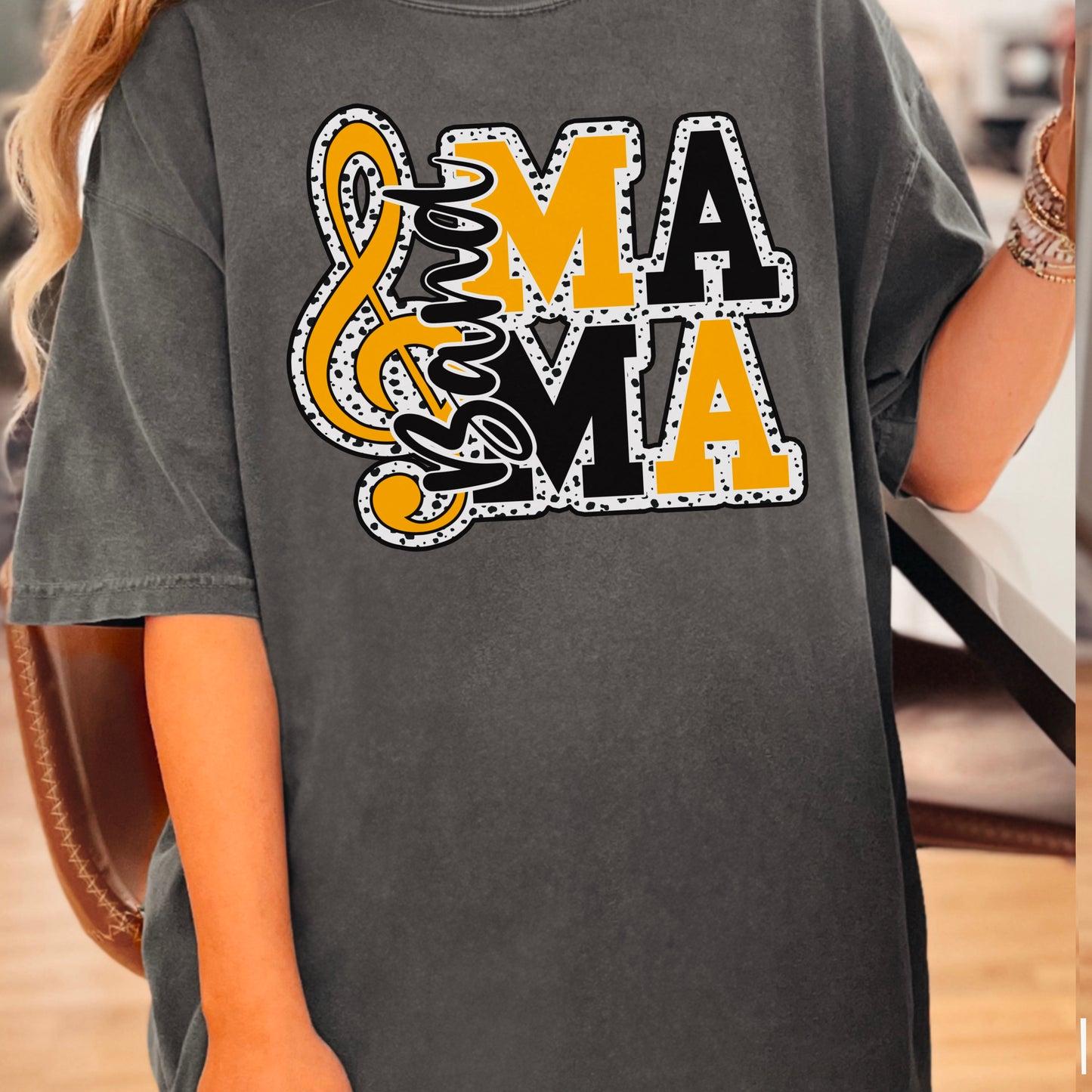 Sequoyah Chiefs Band Mama Comfort Color Graphic Tee