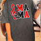 Cherokee Warriors Band Mama Comfort Color Graphic Tee