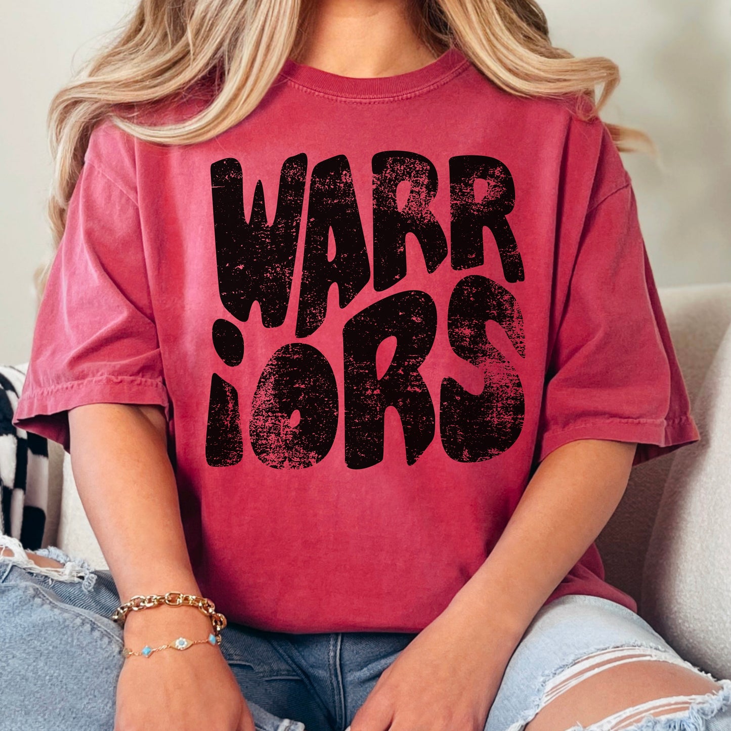 Cherokee Warriors Comfort Color Graphic Tee