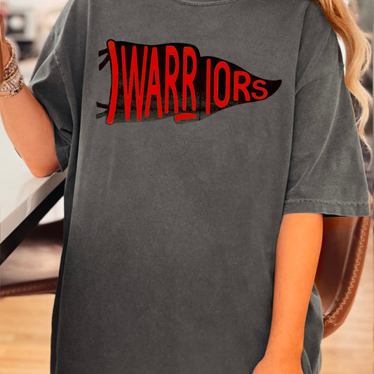 Cherokee Warriors Flag Comfort Color Graphic Tee