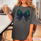 Creekview Grizzlies Cheer Bow Bow Comfort Color Graphic Tee