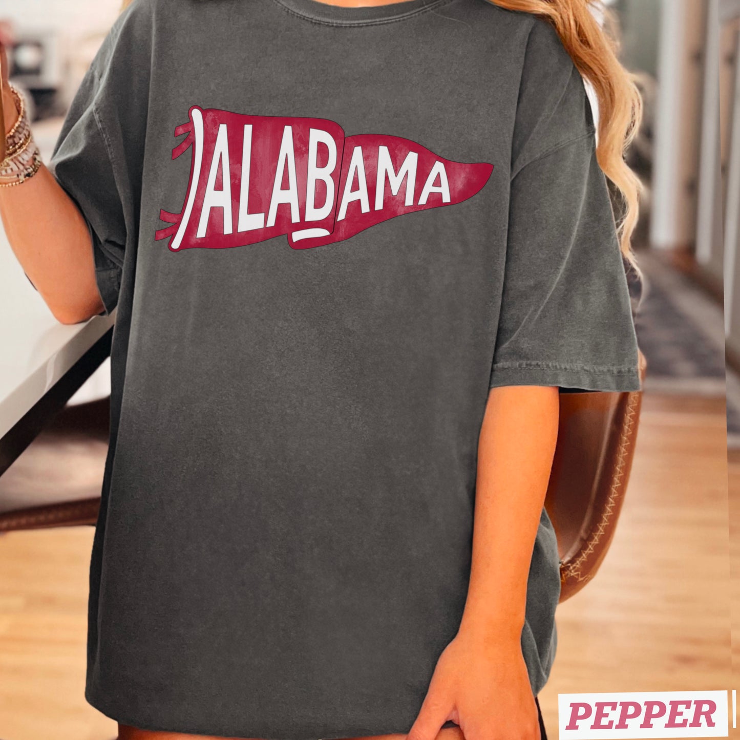 Alabama Flag  Comfort Color Graphic Tee