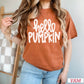 Hello Pumpkin Comfort Color Graphic Tee