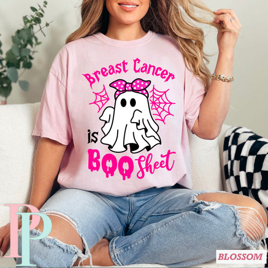 Breast Cancer Is Boo-Sheet Comfort Color Graphic Tee