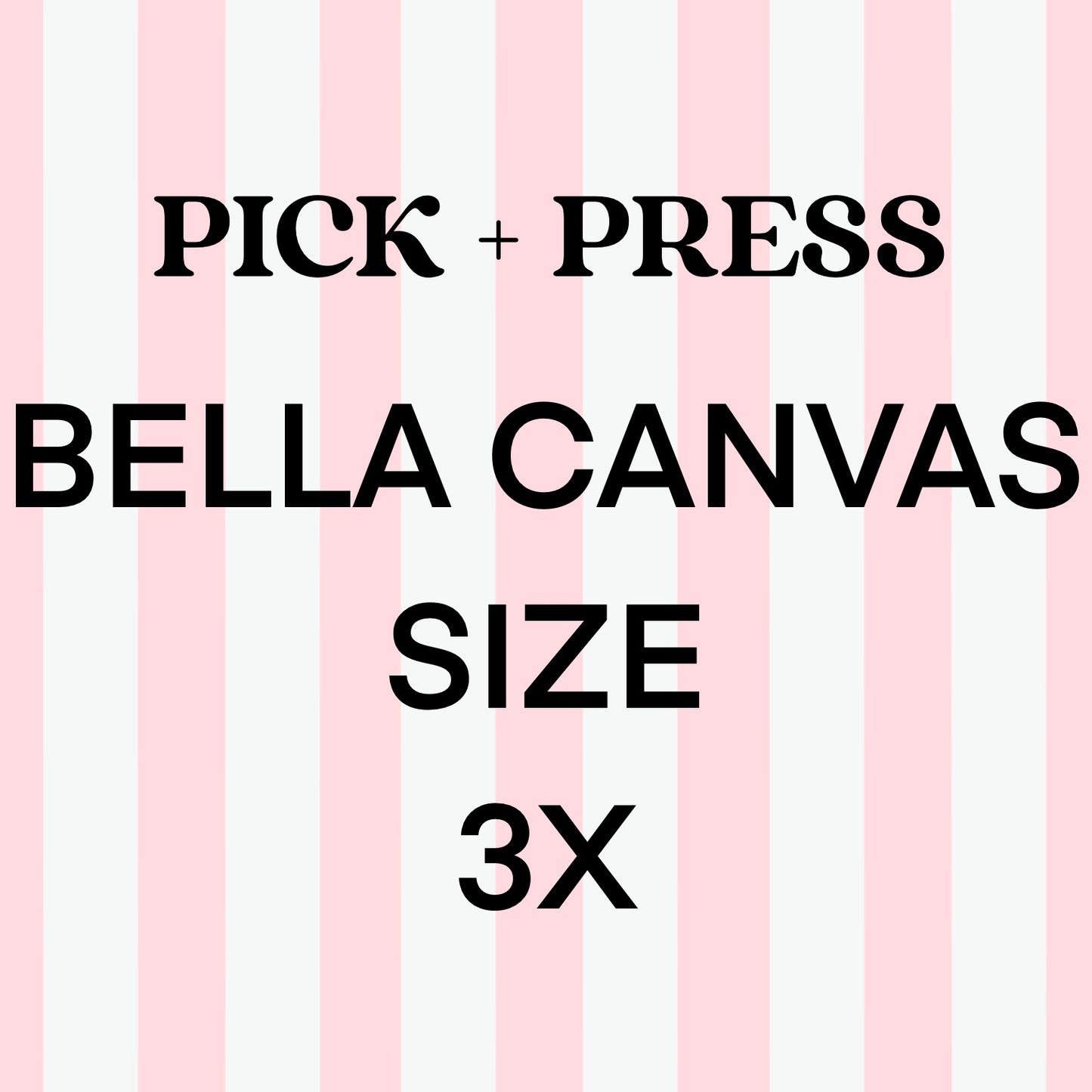 Bella Canvas Size 3XL