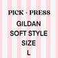 Pick + Press Gildan Soft Style Size L