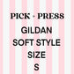 Pick + Press Gildan Soft Style Size S