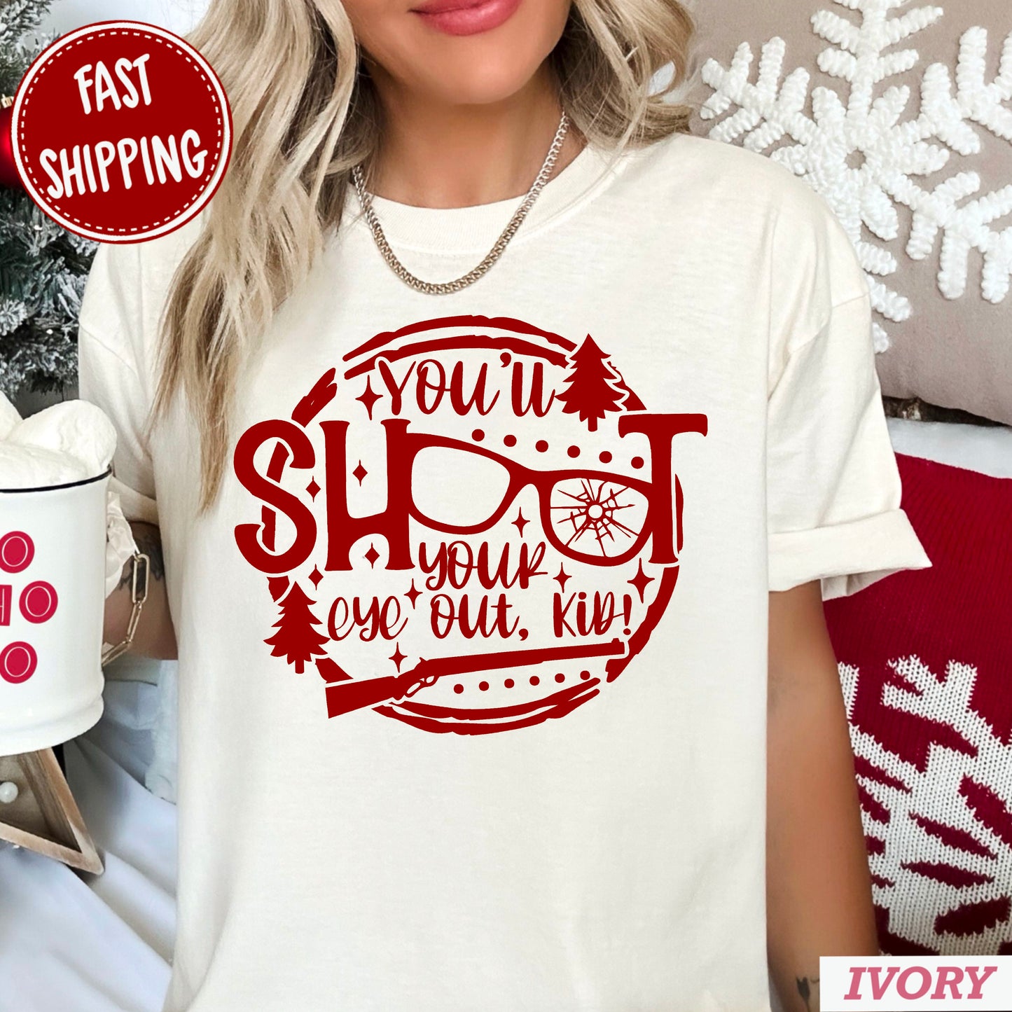 You’ll Shoot Your Eye Out Comfort Color Graphic Tee